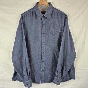 Marmot Hobson Midweight Flannel‎ LS, blue, men's XL
